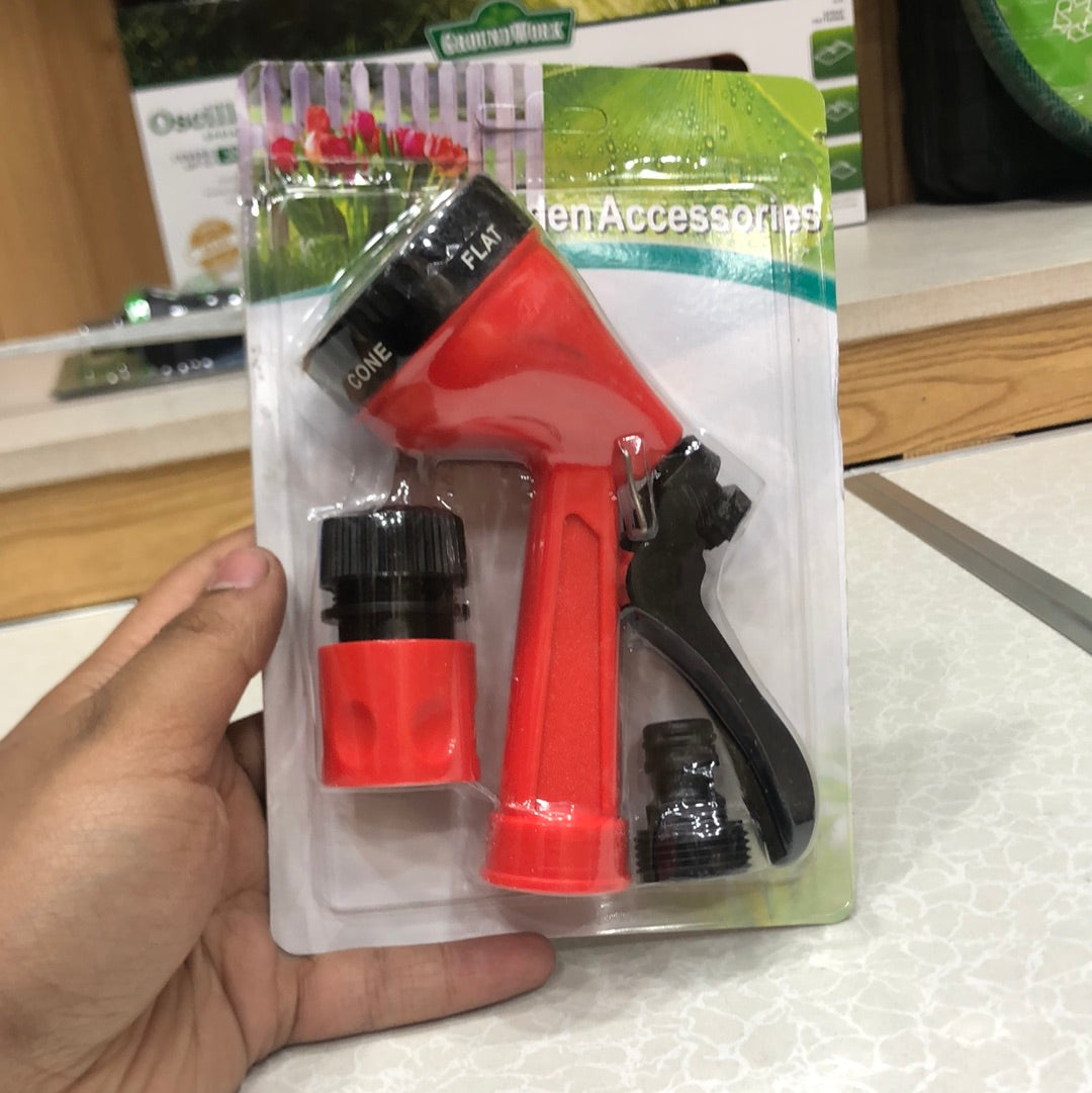 Garden Spray Gun with Nozzle & 5 Function jet spray