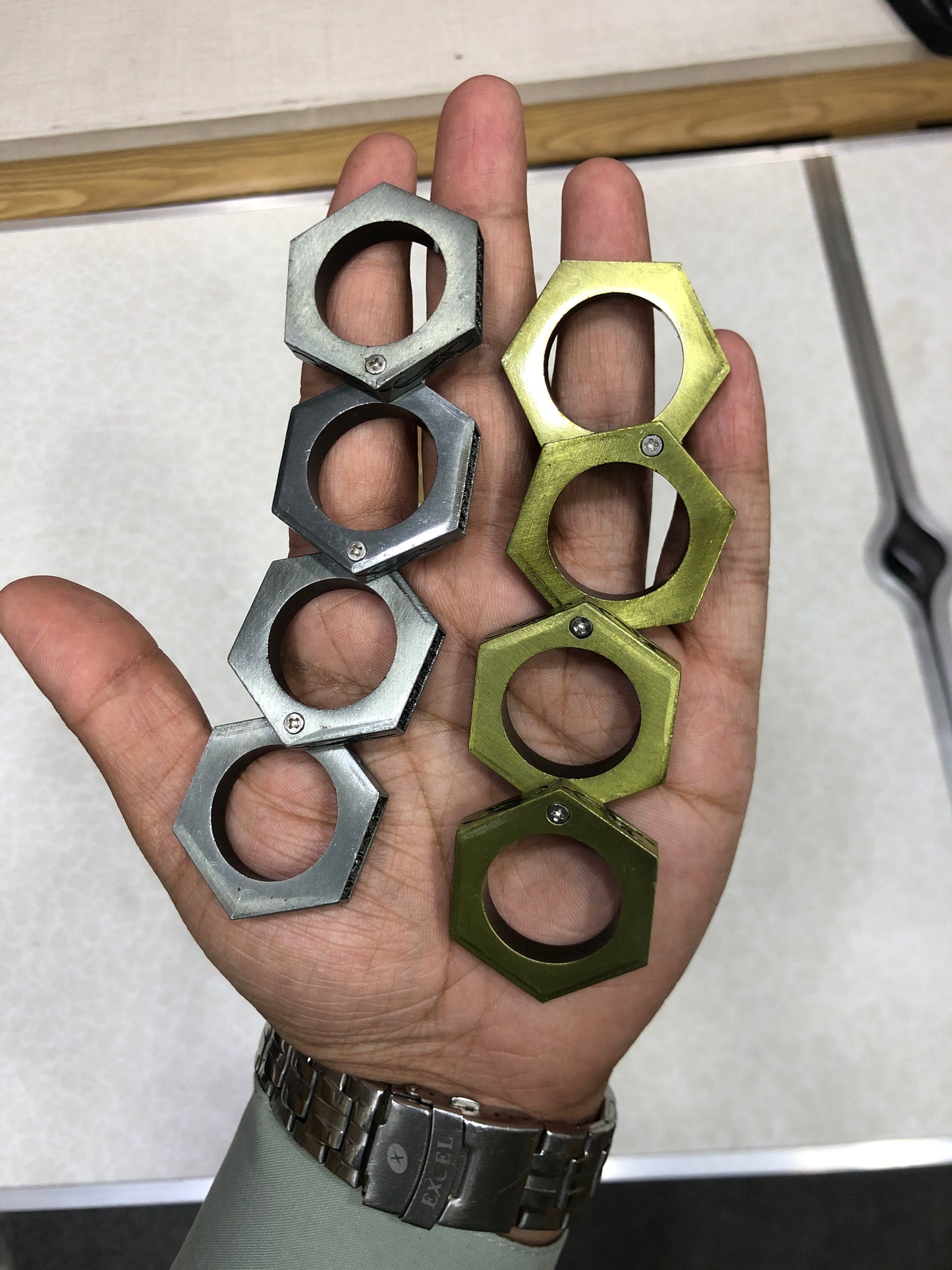 Hard Self-Defense Rings