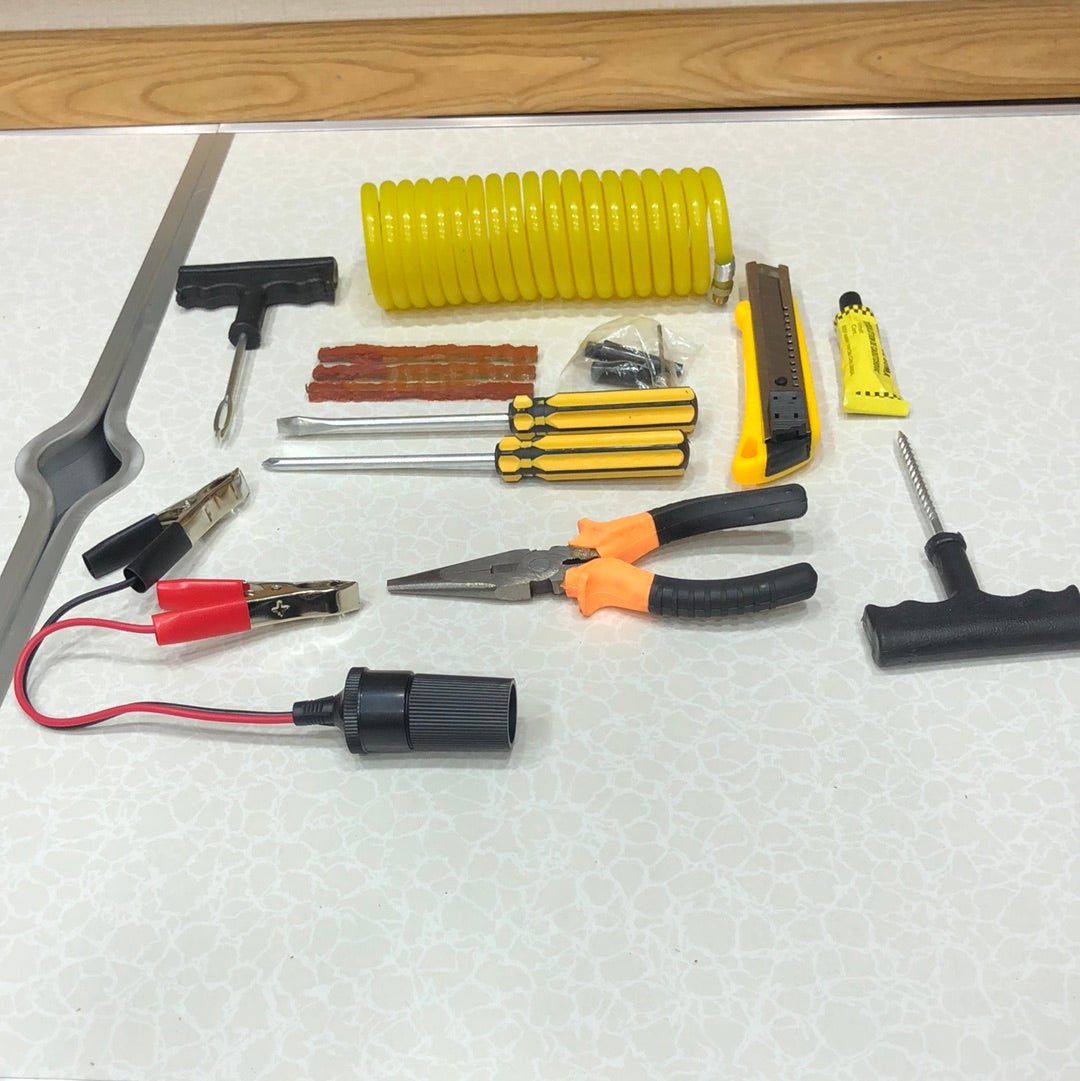 Air Compressor Puncture Tool Kit With Box