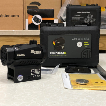 SIG SAUER Romeo5 1x20mm Tread Closed Red Dot Sight