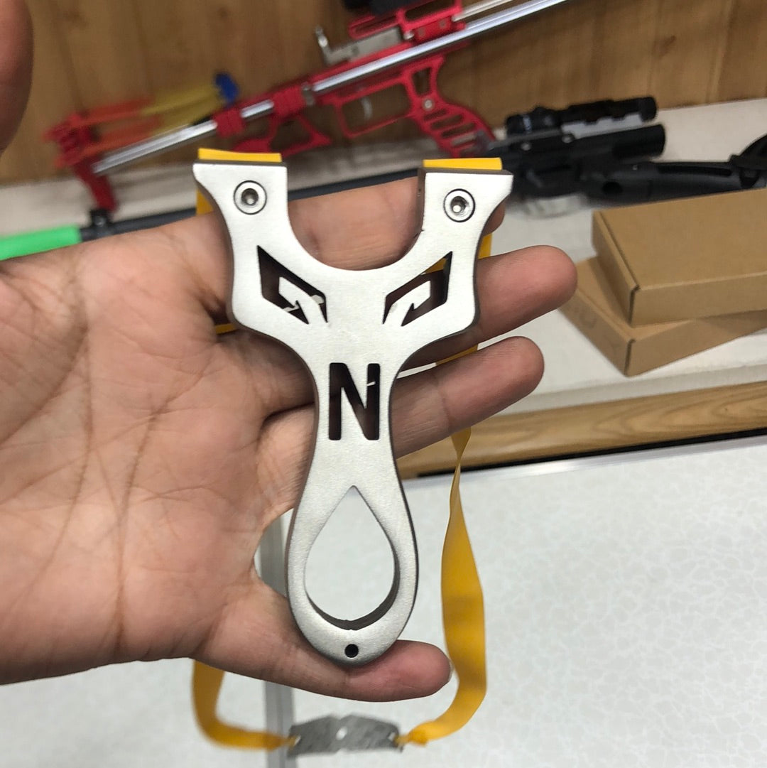 High Quality Metal Alloy N Type Slingshot – Loots.pk