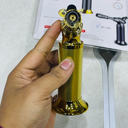 New Ignition Refillable Jet Flame Cigar Lighter AT-703