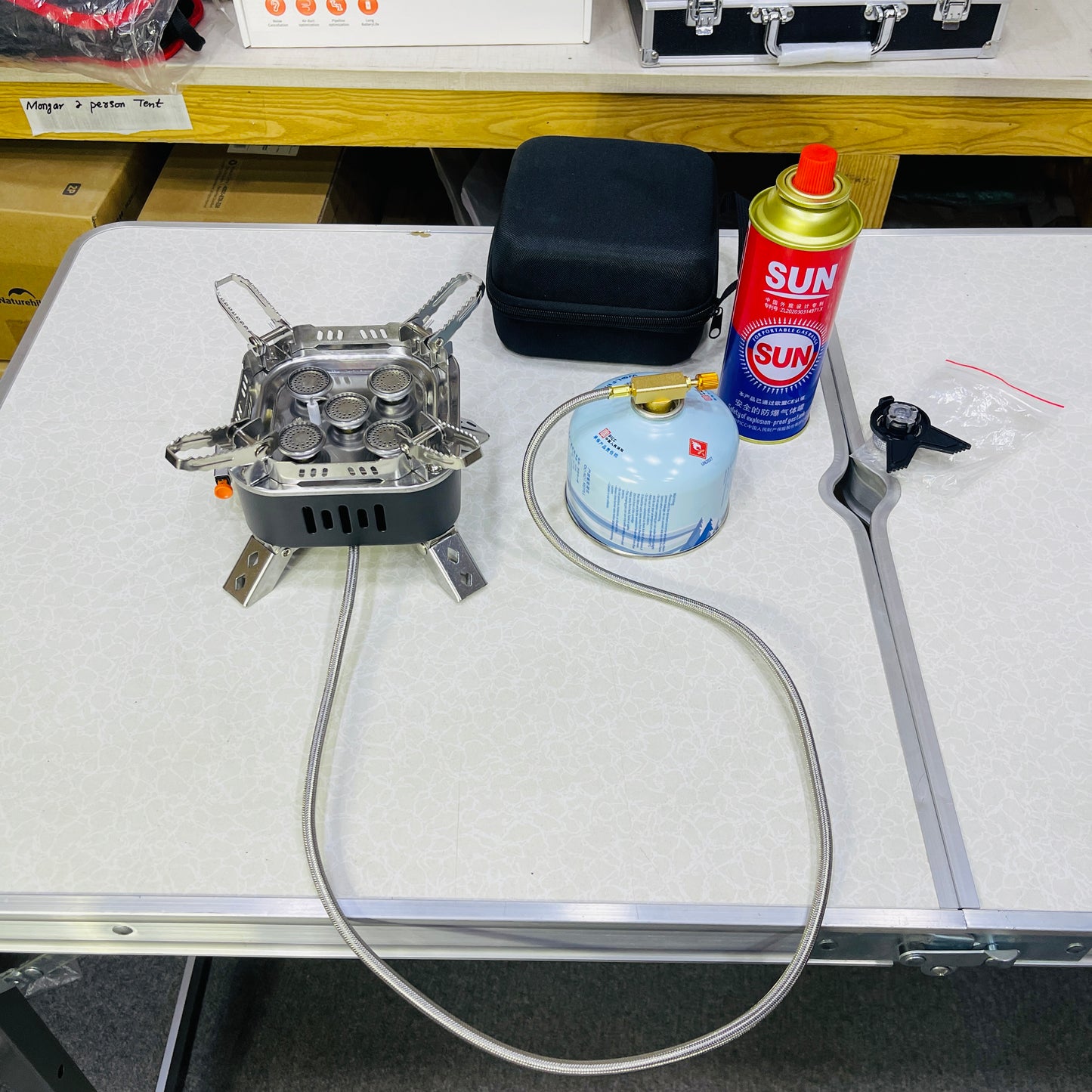 High-Performance 15800W Stainless Steel Outdoor Camping Stove