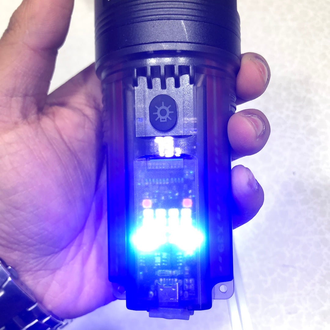 Solar Powered X39 High Power Long-range flash Light