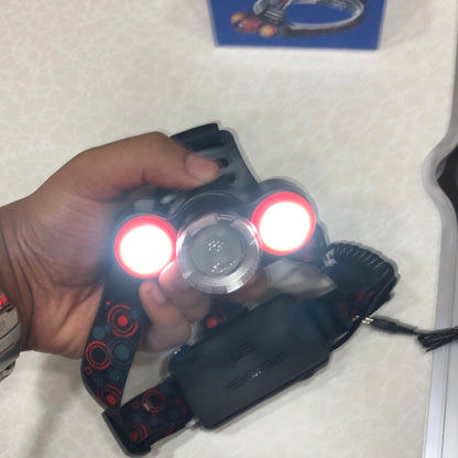 Super Bright Zoomable 4 Modes Rechargeable Waterproof LED Headlamp