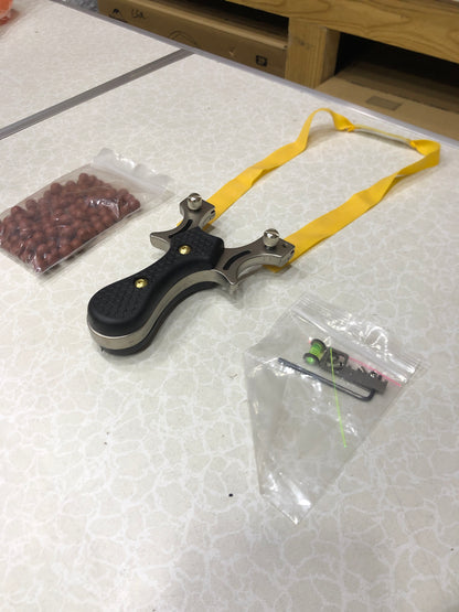 HoneyComb Stainless Steel Solid Resin Slingshot