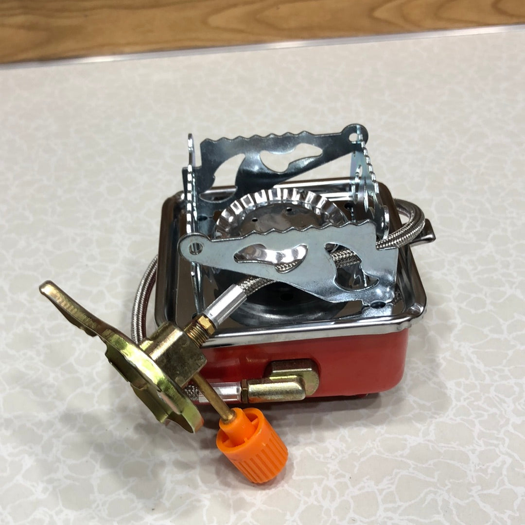 Portable Card Type Stove K-202 With Butane Can