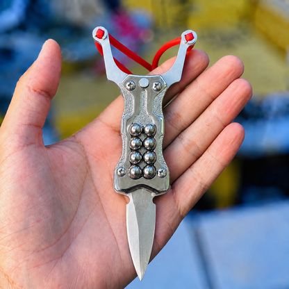New Multifunctional EDC Hunting Mini Magnetic Slingshot With Ctical Knife