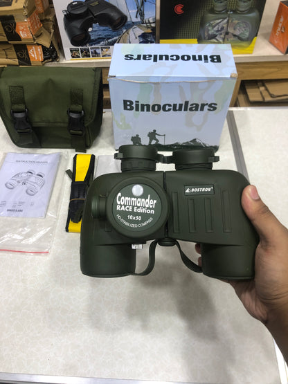 BOSTRON 10x50 Binocular With Compass Commander Race Edition