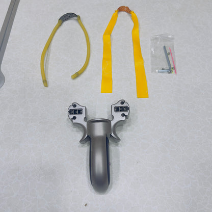 VULCRON PRO Premium Metal High-Strength Dual Rubber Alloy Hunting Slingshot