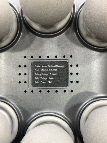 MDHL Multifunctional Six Head Fascial Gun & Muscle Relaxation Massager MD-8079