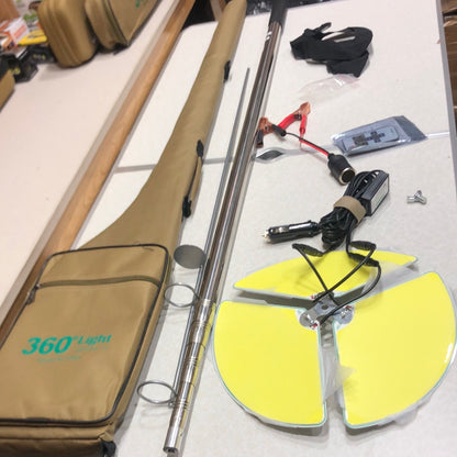 360 Portable 12v Camping Outdoor Lamp With 4M Telescopic Rod FR-13