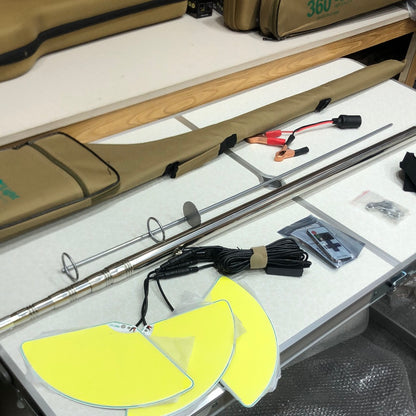 360 Portable 12v Camping Outdoor Lamp With 4M Telescopic Rod FR-13