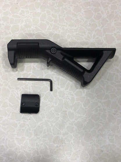 Angled Foregrip Weapon Handle for Weavers (20-23 mm) Black