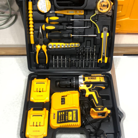 35Pcs Dewalt Multifunctional High Speed Portable Cordless Drill Kit For Home Use