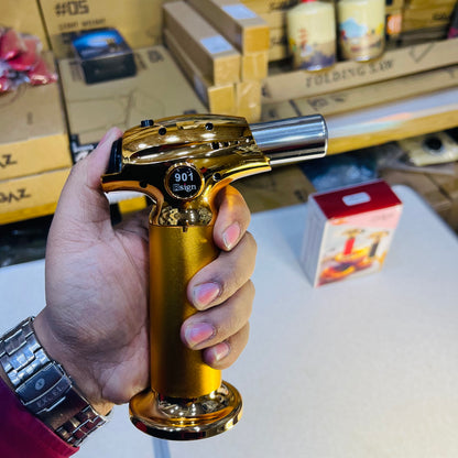 New 1300°c High Flame Premium Refillable Jet Lighter iSign 901
