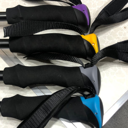 Retractable Exponent Aluminum Alloy Adjustable Hiking/Trekking Pole Stick