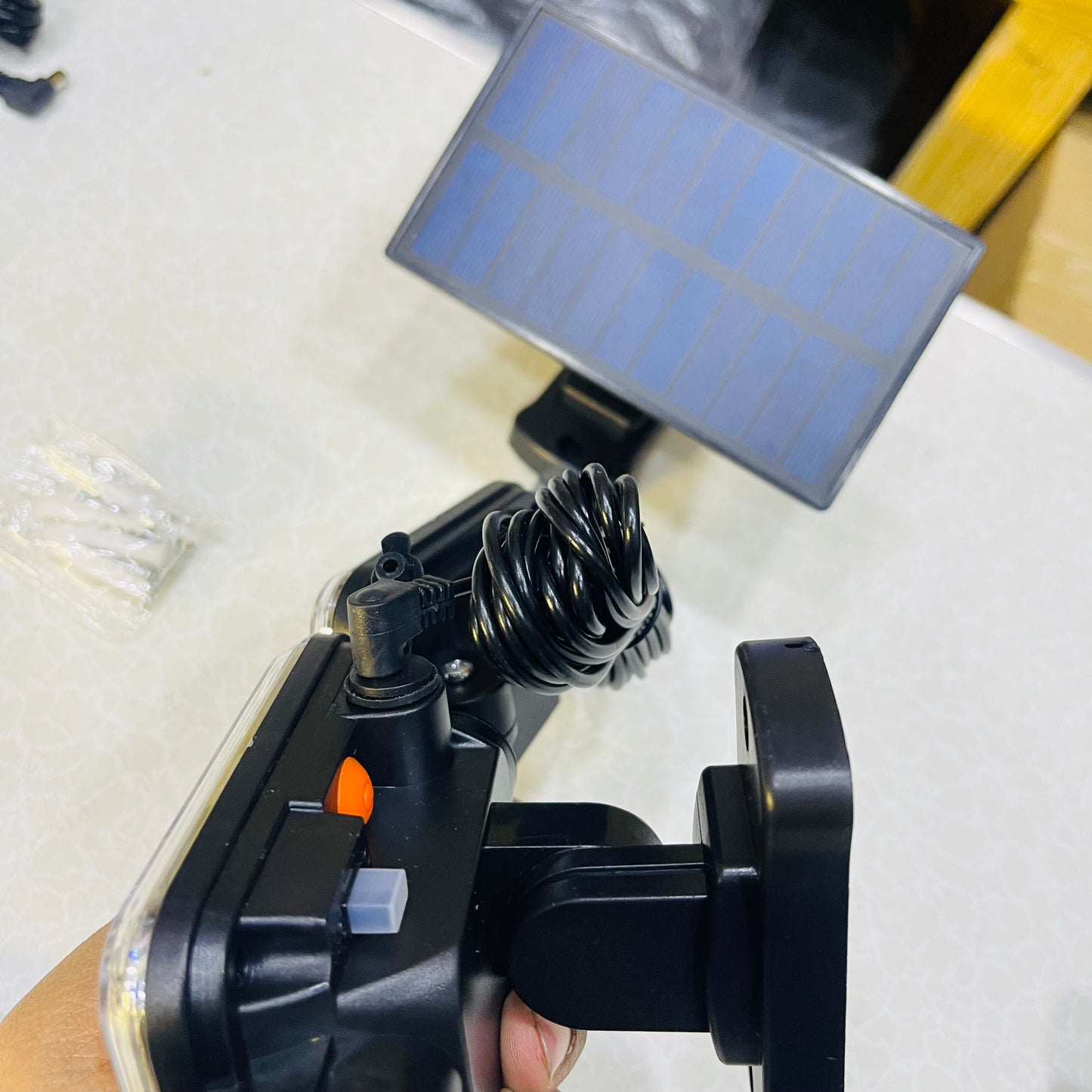 Solar 3 Heads Motion Sensor Outdoor Waterproof Garden Light With Remote Control