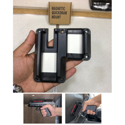 Tactical Magnetic Quickdraw Pistol Loader  Mount With Mag Space