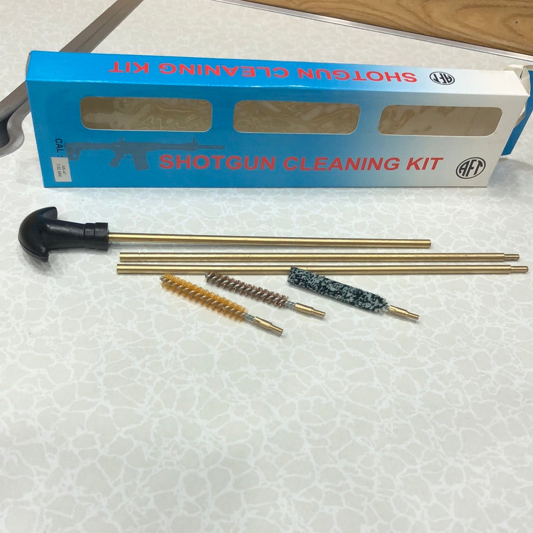 6Pcs Rod Brush Cleaning Kit Aluminum For 12 GA Gauge Rifle