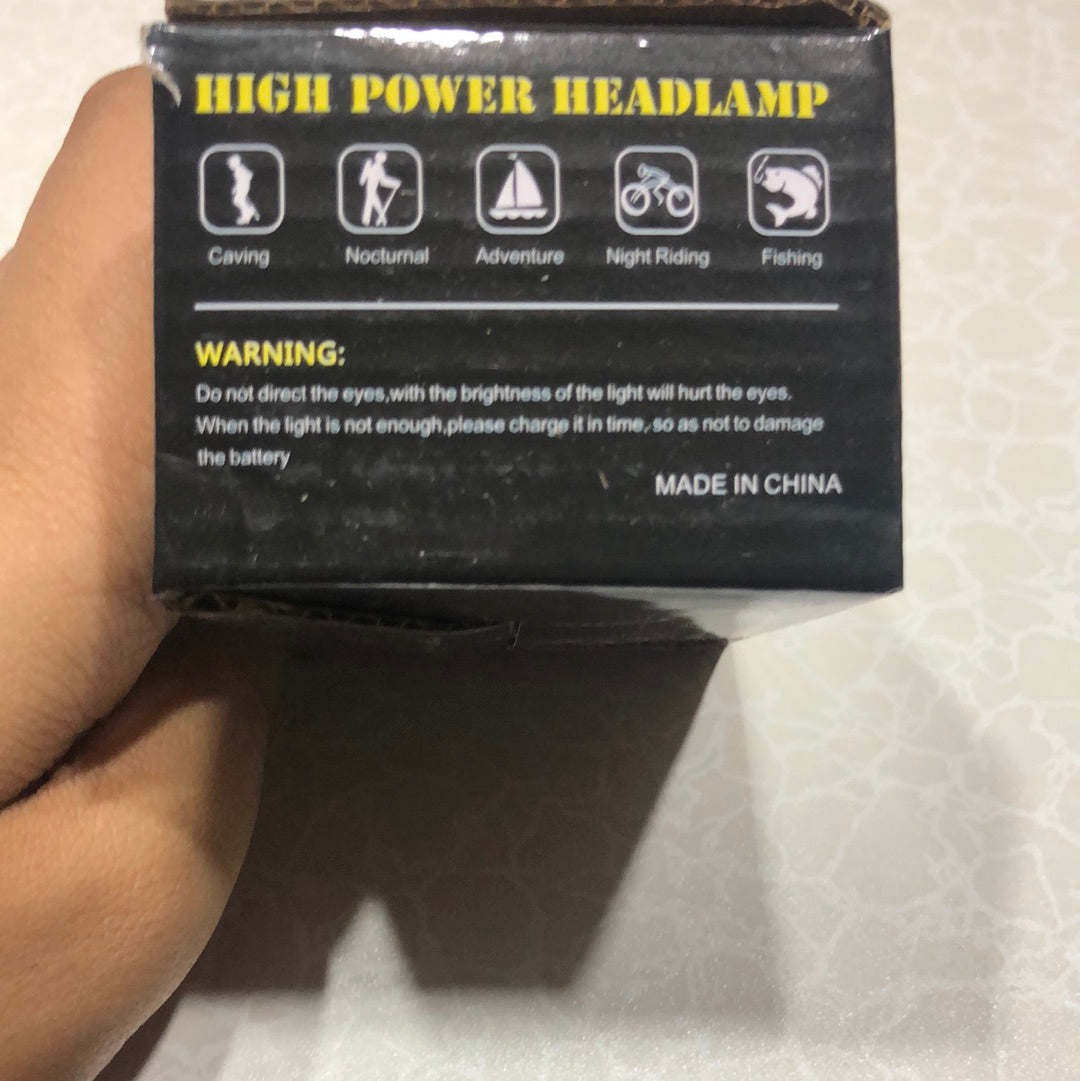 Super Bright Rechargeable Head Lamp