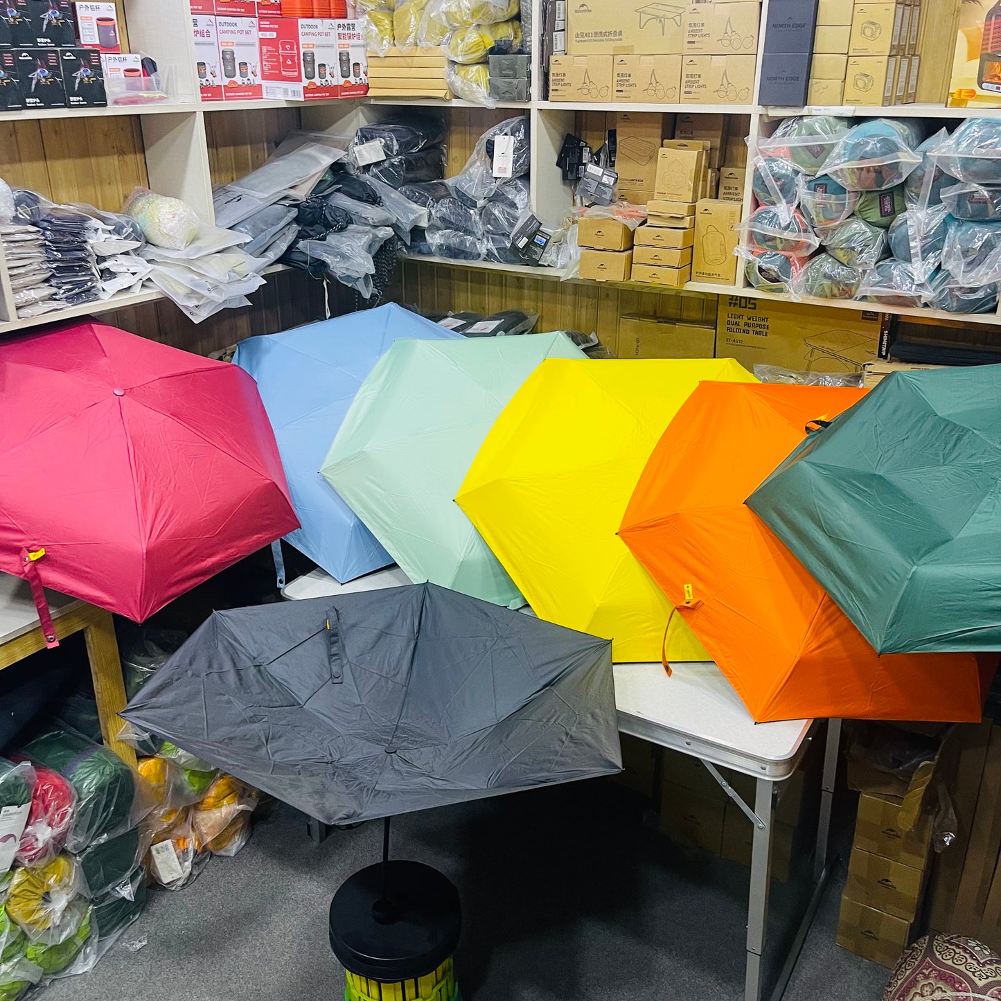 Single Person Compact Size Umbrella With Pouch