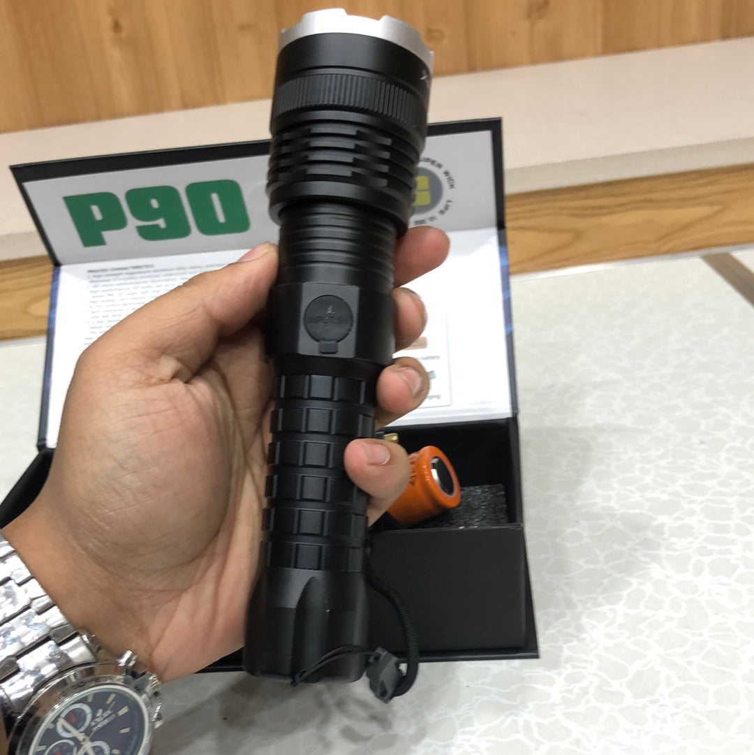 P90 Super Rechargeable Flashlight