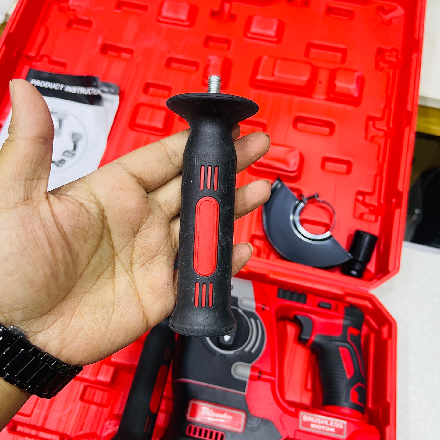 4pcs MILWAUKEE Premium Cordless & Brushless Power Tool Kit