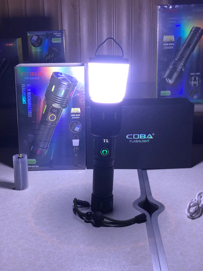 COBA 30w Super Bright  Long Range  Zoom Flashlight  G668 LY