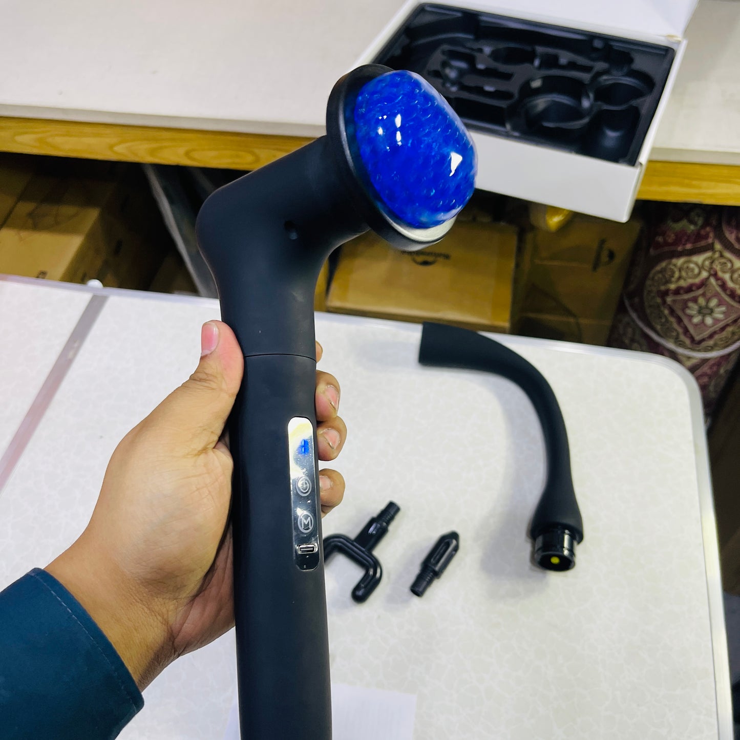 MDHL 2 in 1 Warm Compress Massager Gun