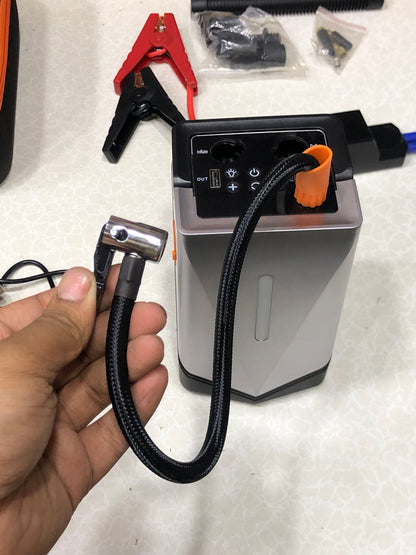 Potable 6 In 1 Jump Starter+Air Compressor & Powerbank GF01