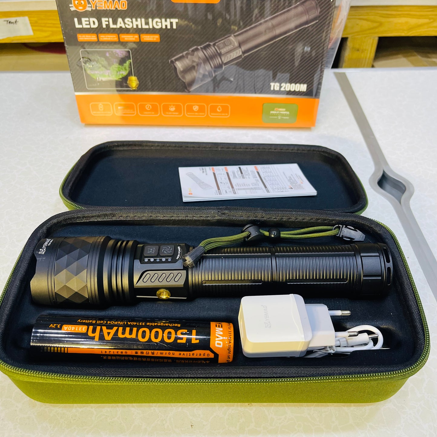 YEMAO HIGH-POWER WHITE LASER LONG RANGE FLASHLIGHT YM-G641