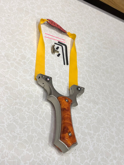 Wildhunt Metal Wood Handle Slingshot