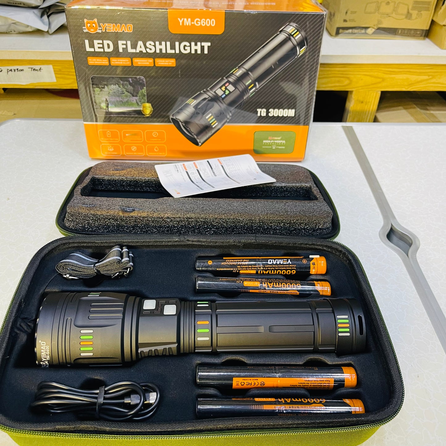 YEMAO ULTRA POWERFUL LONGRANGE FLASHLIGHT