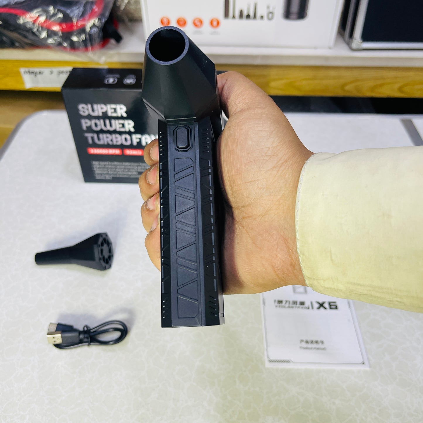 130,000 RPM Super Powerful Mini Brushless Violent Turbo Jet Fan