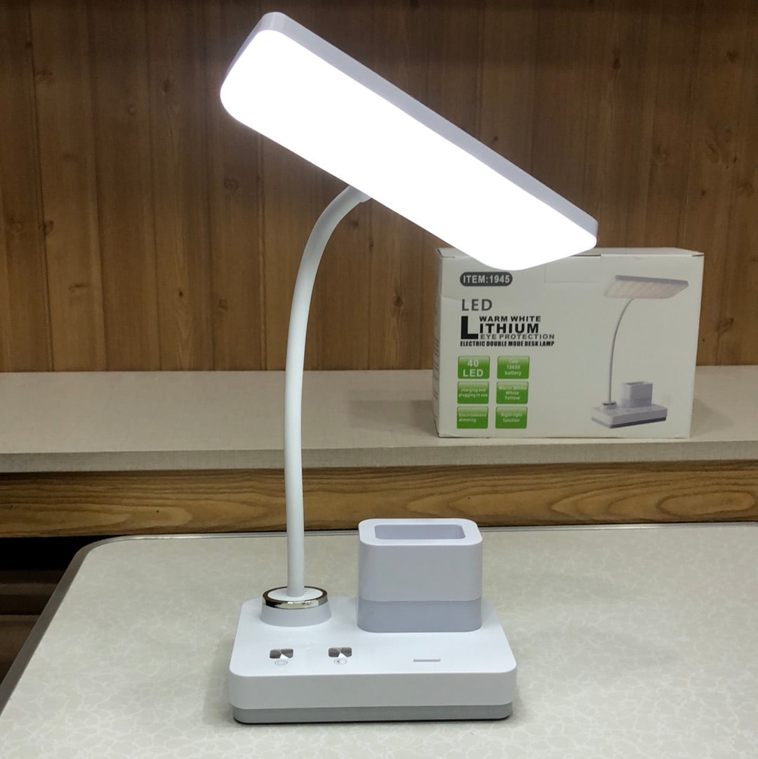 Electric Double Mode Desk Lamp LED & Pen Holder