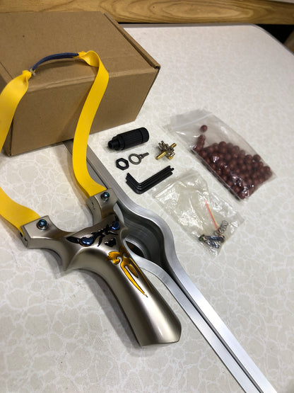New Heavy Steel Dragon Eye Hunting Slingshot With Laser Sight