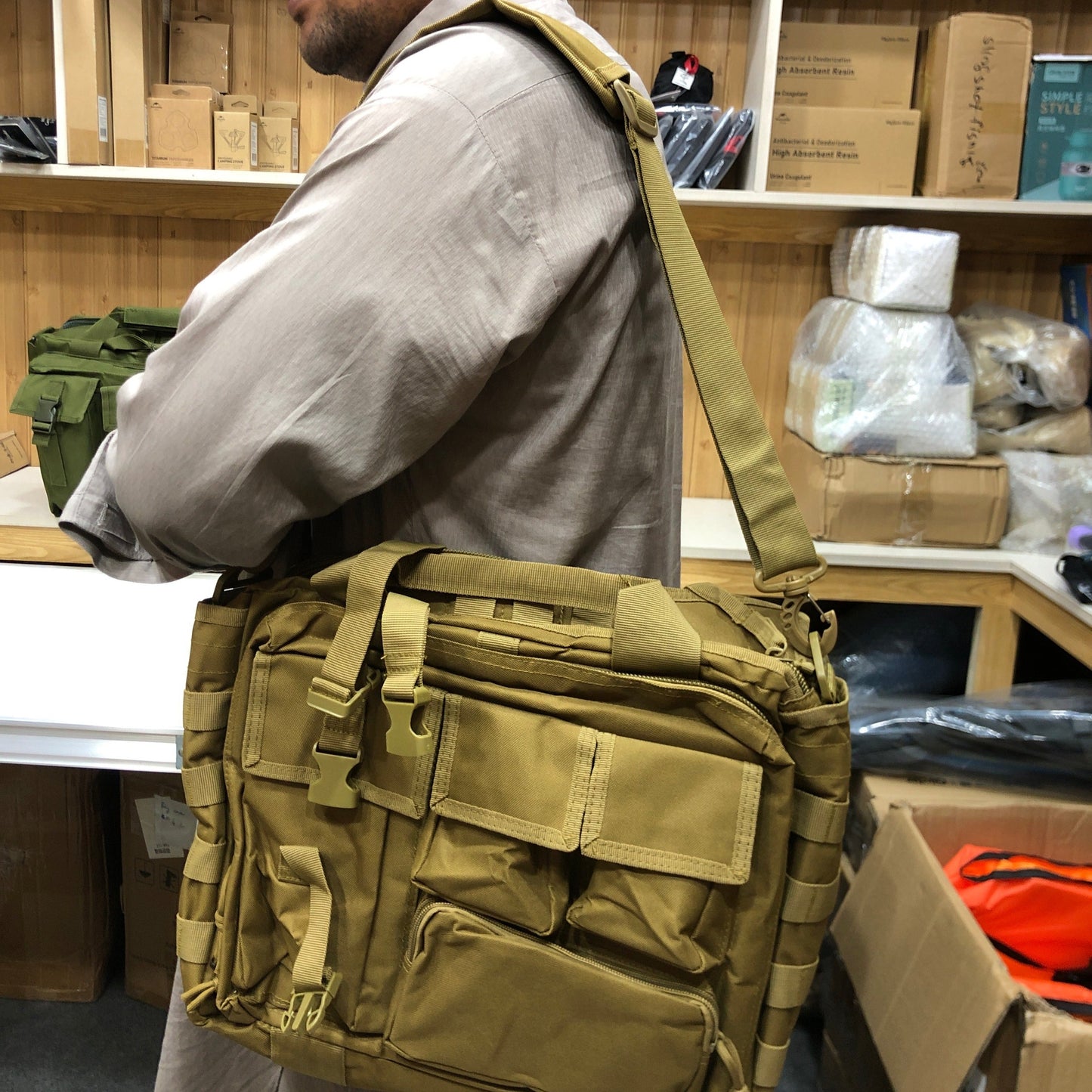 Tactical Shoulder Laptop Bag