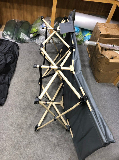 New Aluminum Alloy Beach Folding Camping Bed 300D Foaming