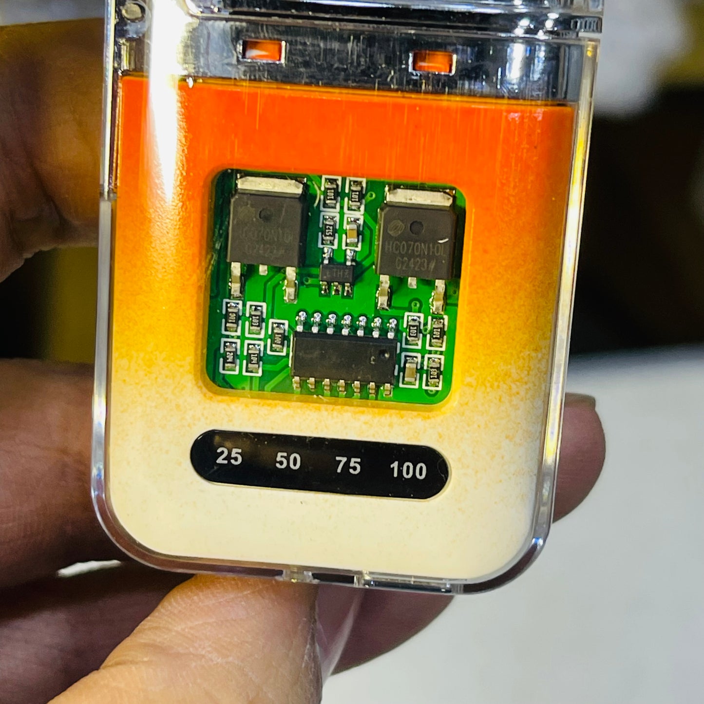 New Ultra Mini Transparent Double ARC Rechargeable Lighter JL-335