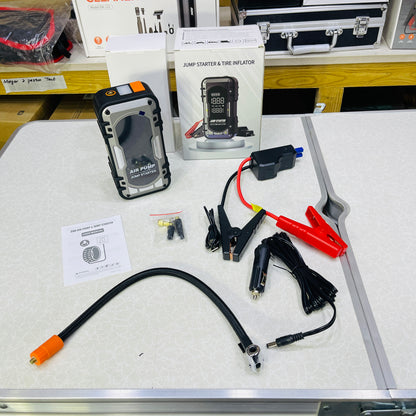 Smart Electric Jump Starter + Air Pump & Power Bank