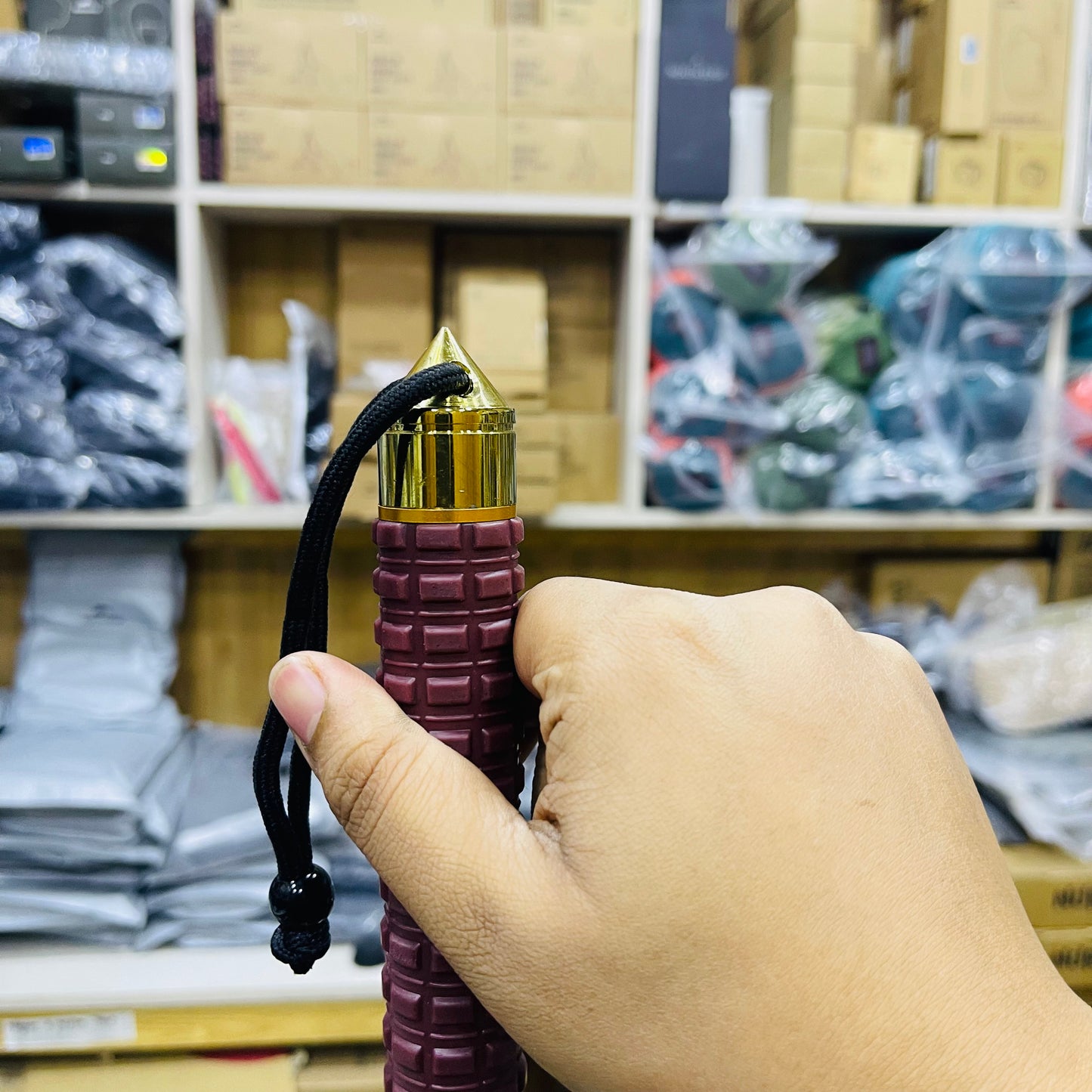 New High quality Loin Head Self Defense Rod