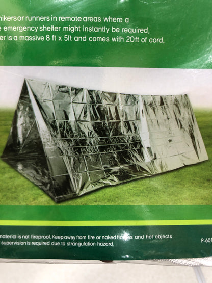 Emergency Thermal Reflective Tube Tent Shelter
