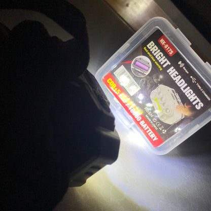 3000 Lumens LED Headlamp USB-C Rechargeable HX-817S