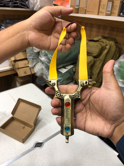 New High Quality Crystel Stone Design Slingshot