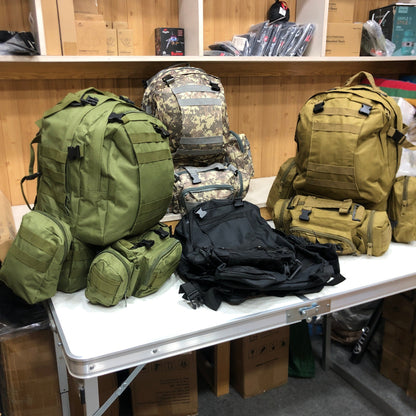 50L Tactical Backpack 4 in 1 Military Bag
