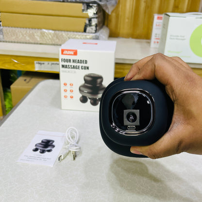 MDHL Four-Headed Deep Tissue Percussion Therapy Body Massager