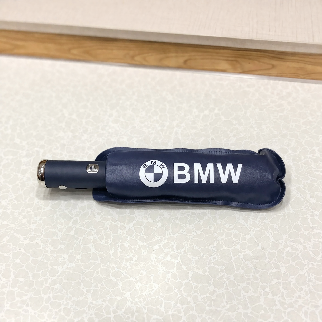 BMW Automatic Ten Fiber Bones Folding Umbrella With Led Light