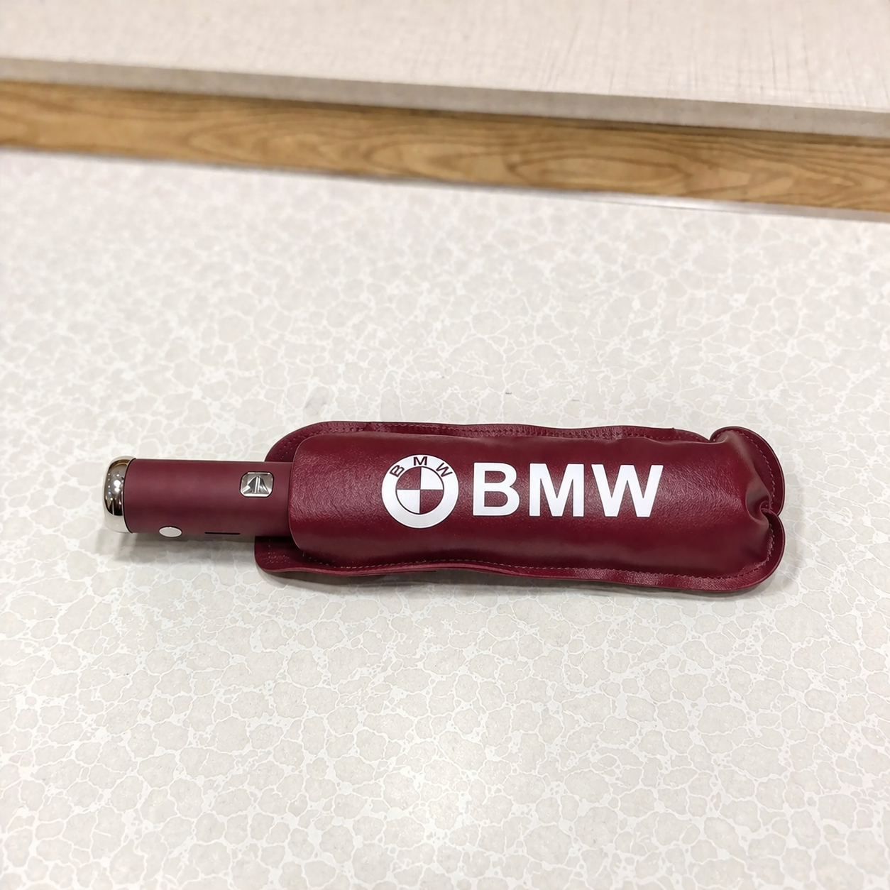 BMW Automatic Ten Fiber Bones Folding Umbrella With Led Light