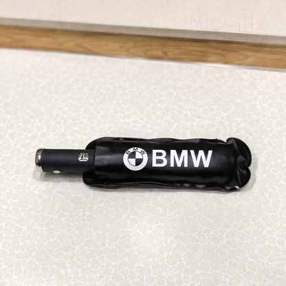 BMW Automatic Ten Fiber Bones Folding Umbrella With Led Light